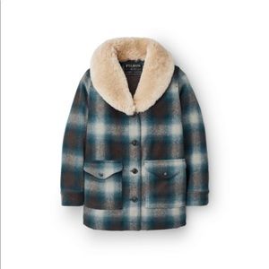 RARE Filson Womens Wool Trapper Plaid Coat